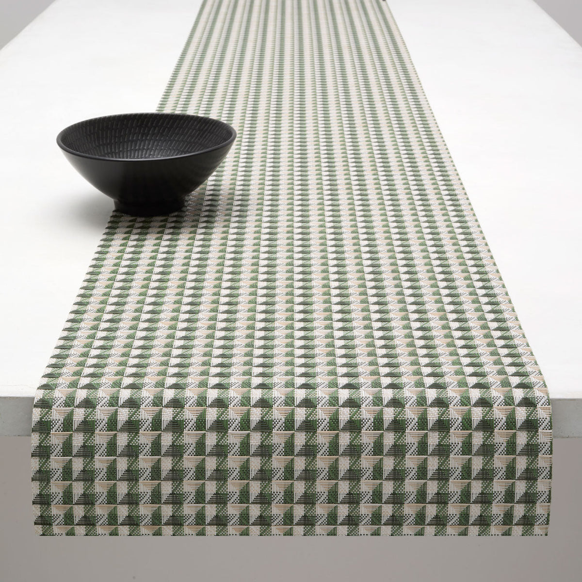 Crane Table Runner Samples - Thyme