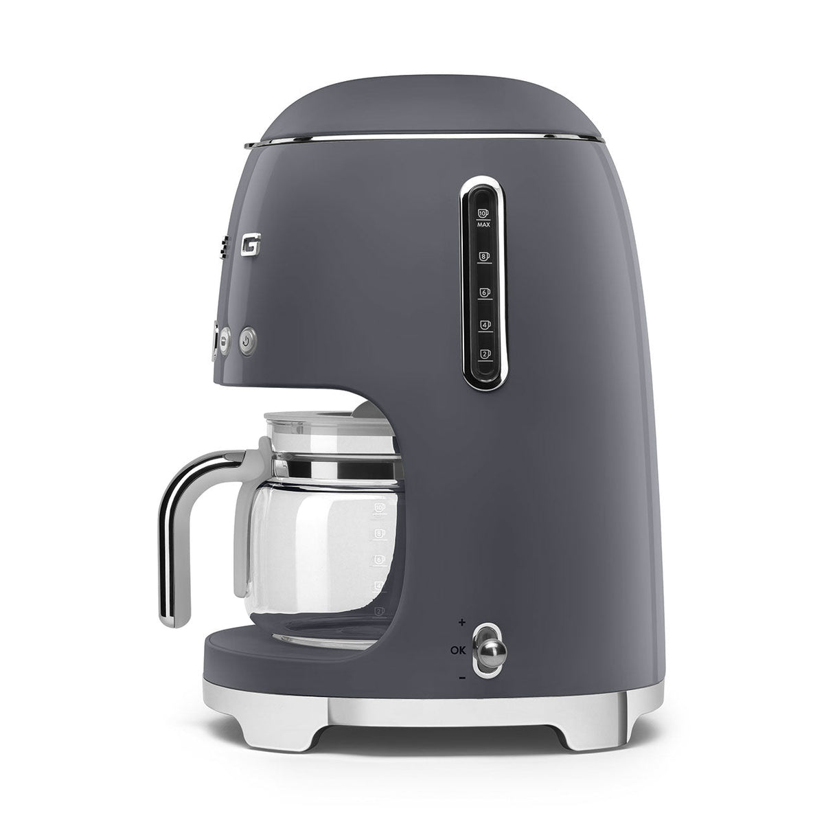 SMEG 10-Cup Drip Coffee Machine (DCF02) – Slate Gray