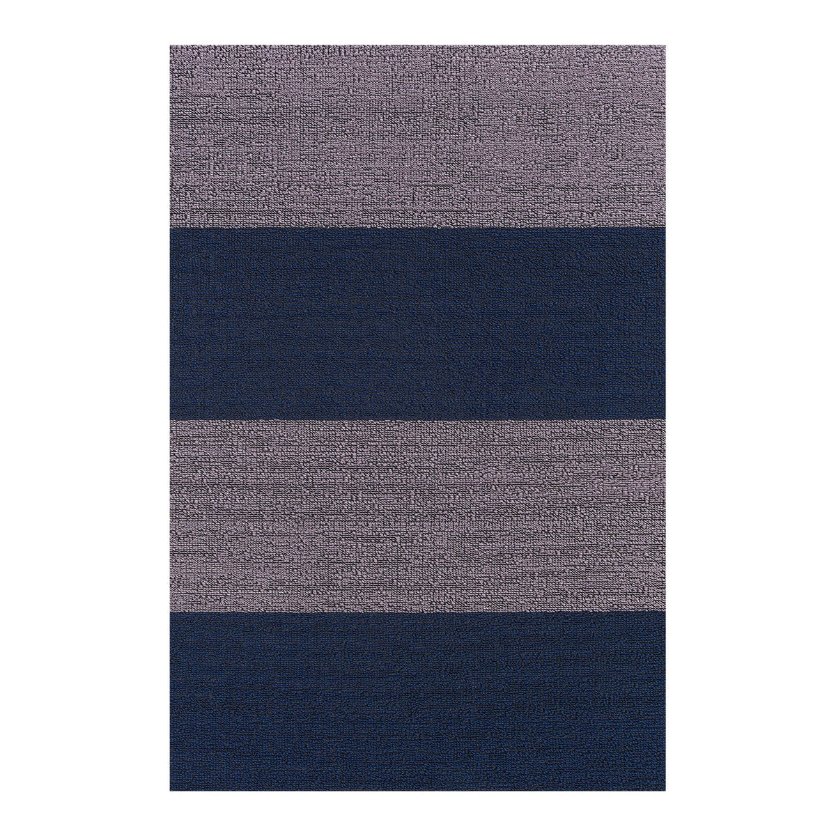 Duo Stripe Shag Mats - Berry