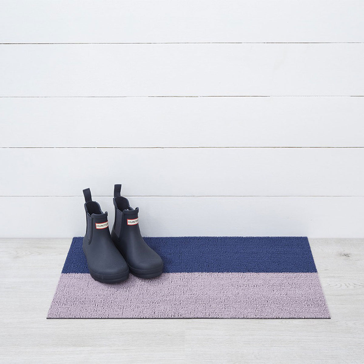 Duo Stripe Shag Mats - Berry