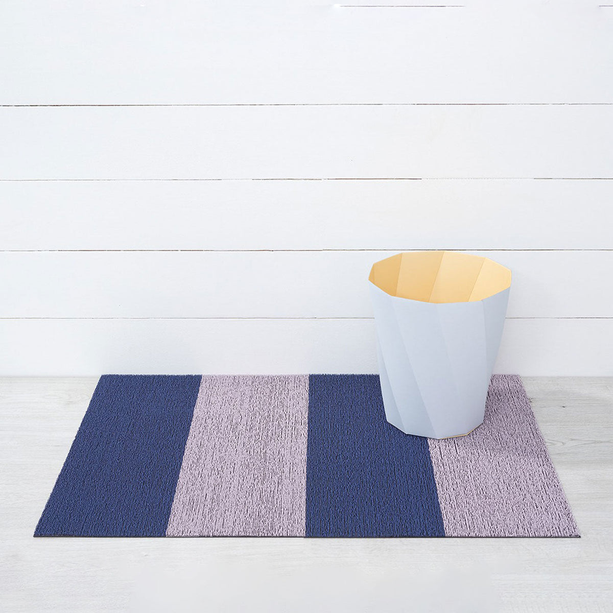Duo Stripe Shag Mats - Berry