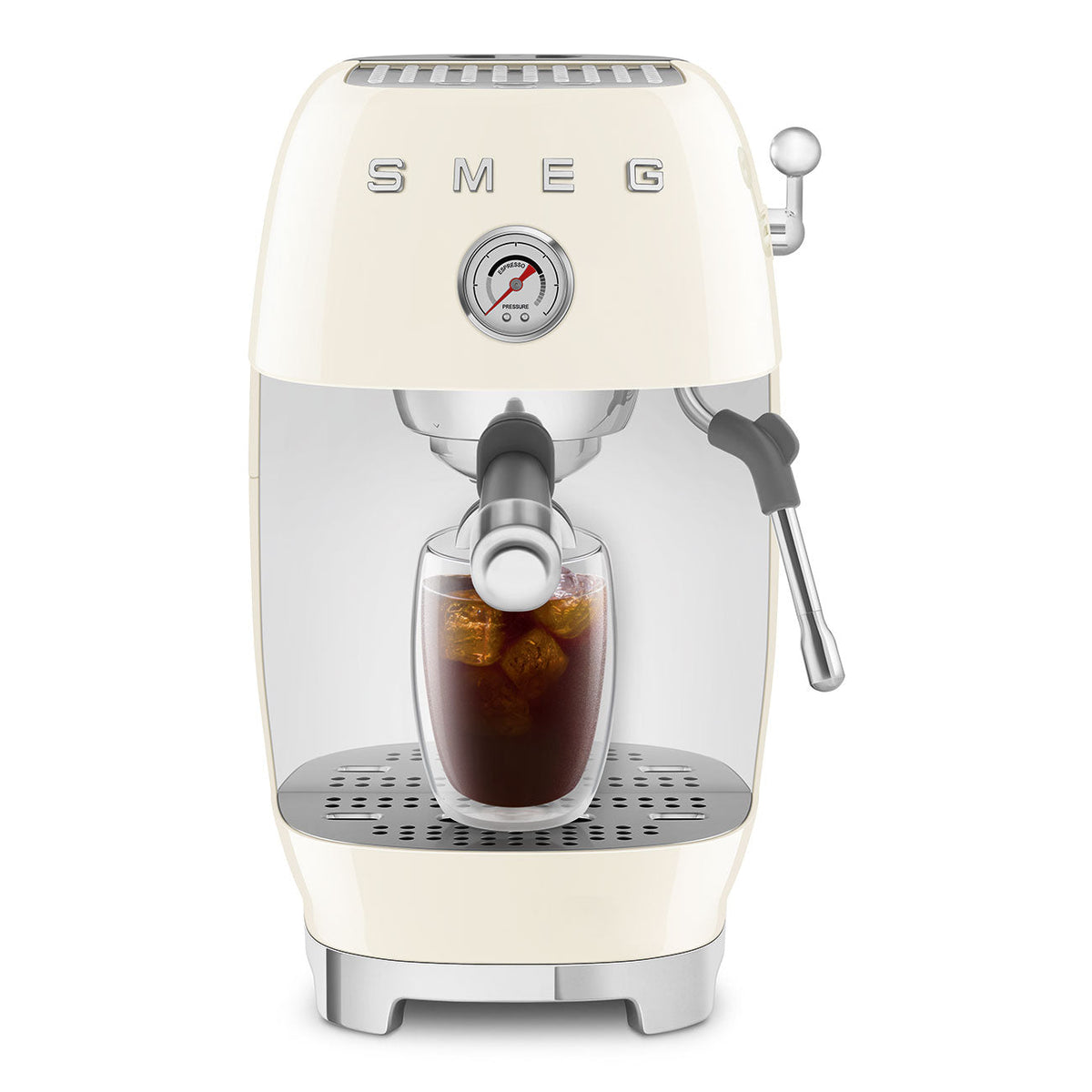 SMEG Manual Espresso and Cold Brew Machine (ECF03) – Cream