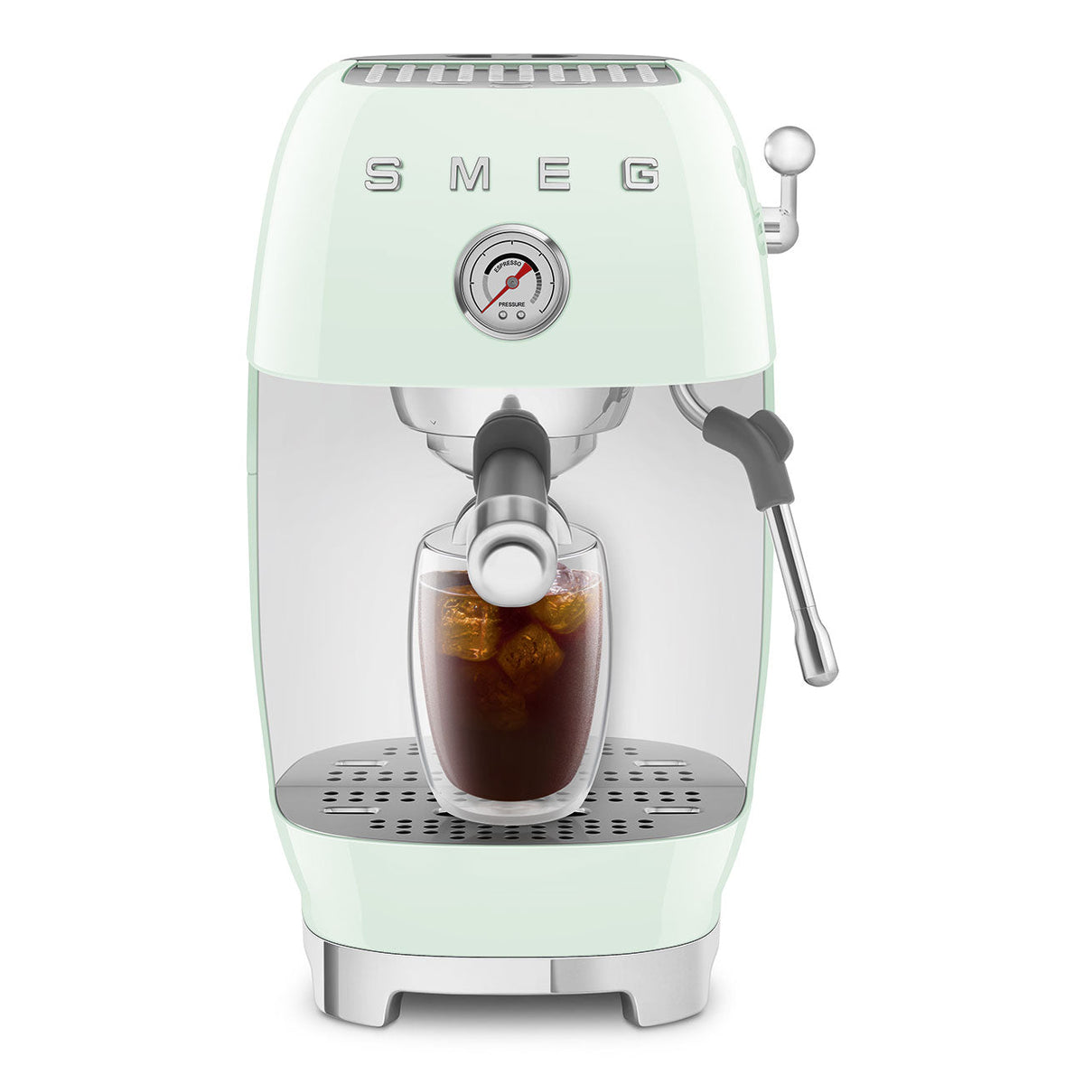 SMEG Manual Espresso and Cold Brew Machine (ECF03) – Pastel Green