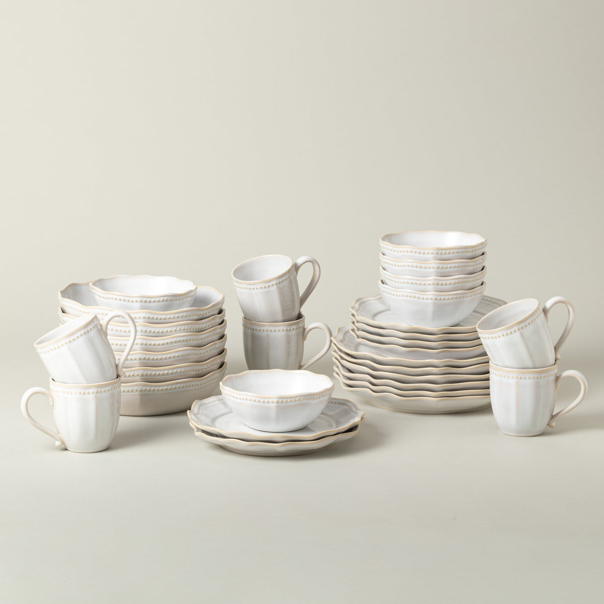 30-Piece Dinnerware Set with Mug Almara