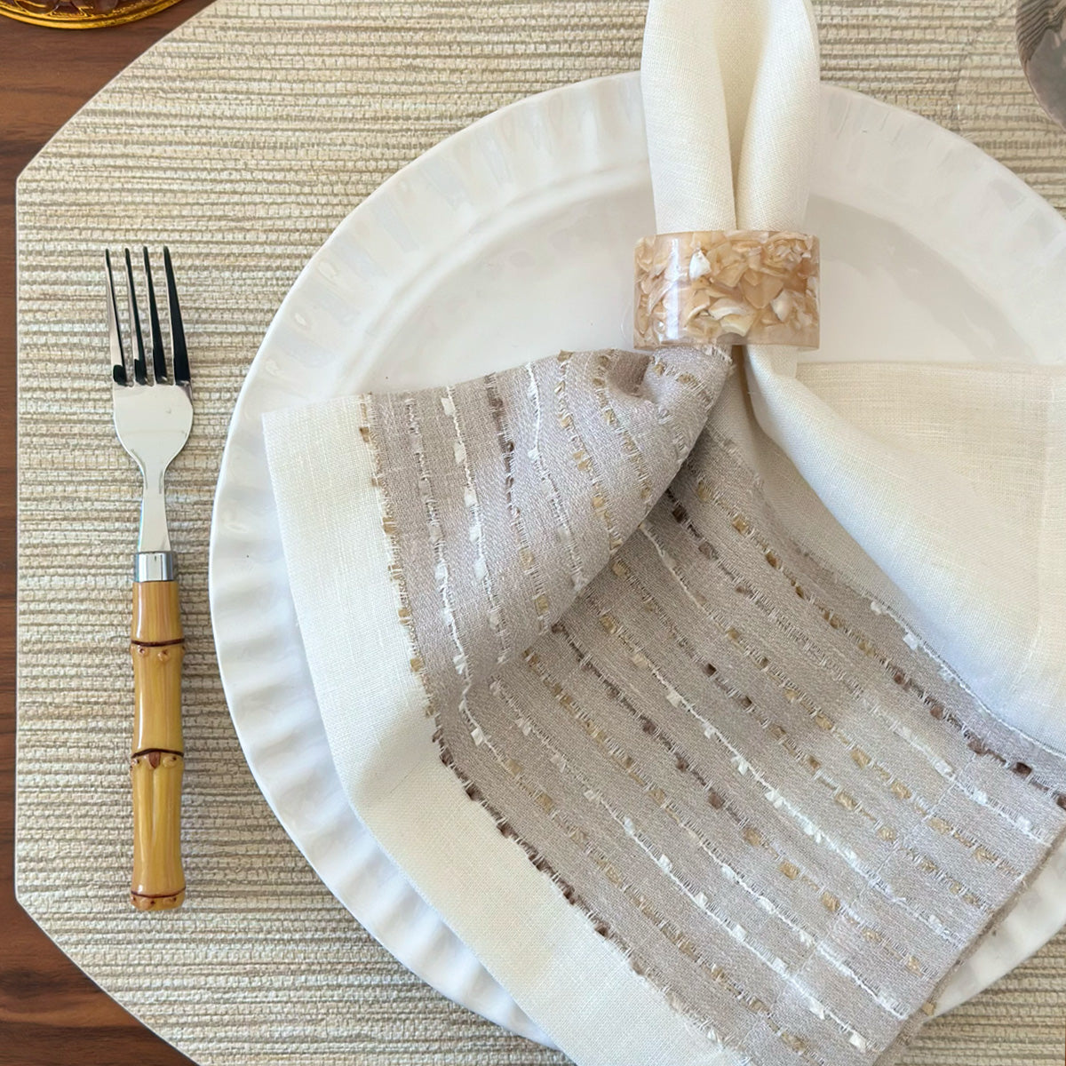 Bodrum Grasscloth Placemats — Bodrum collection image 3