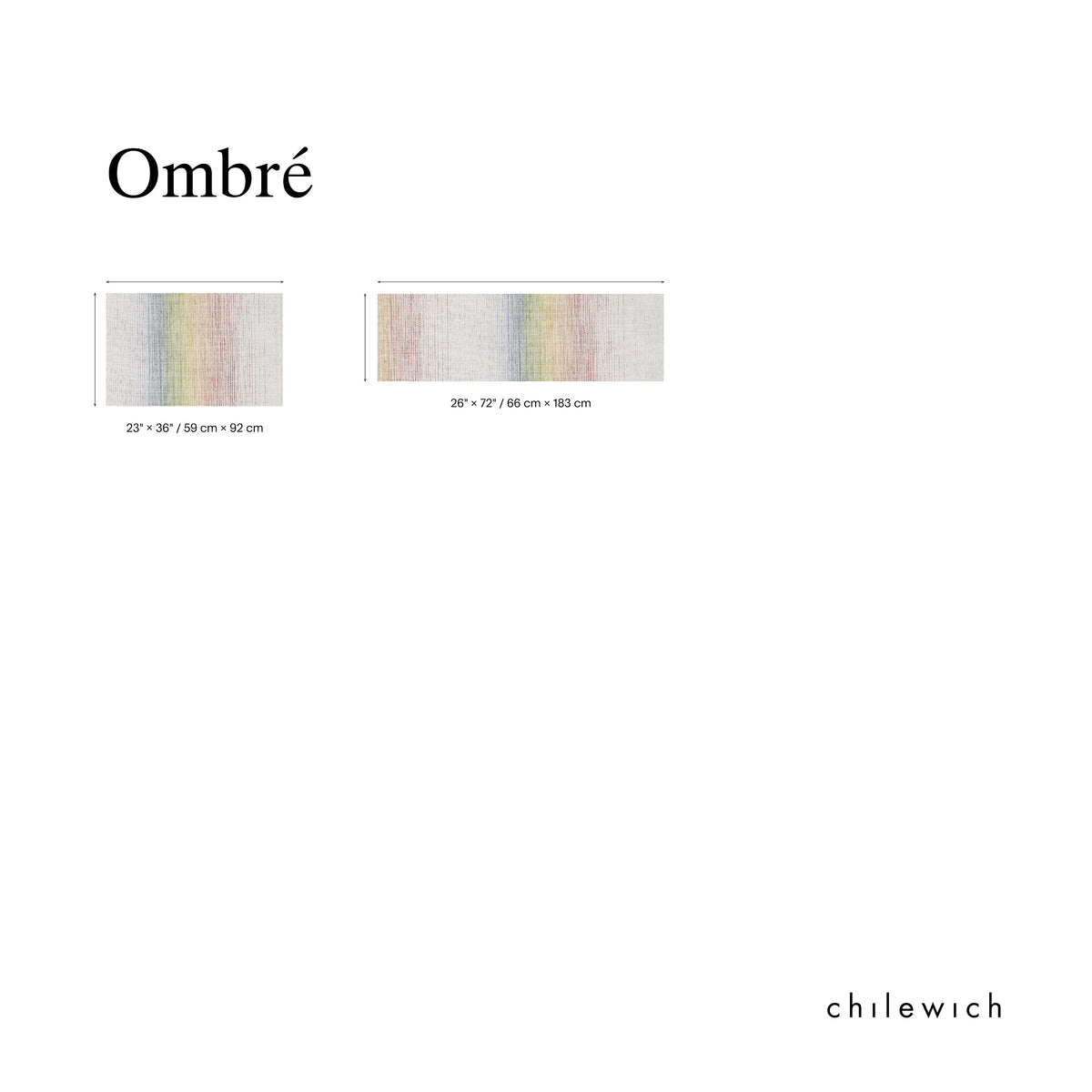 Ombré Rugs - Rainbow