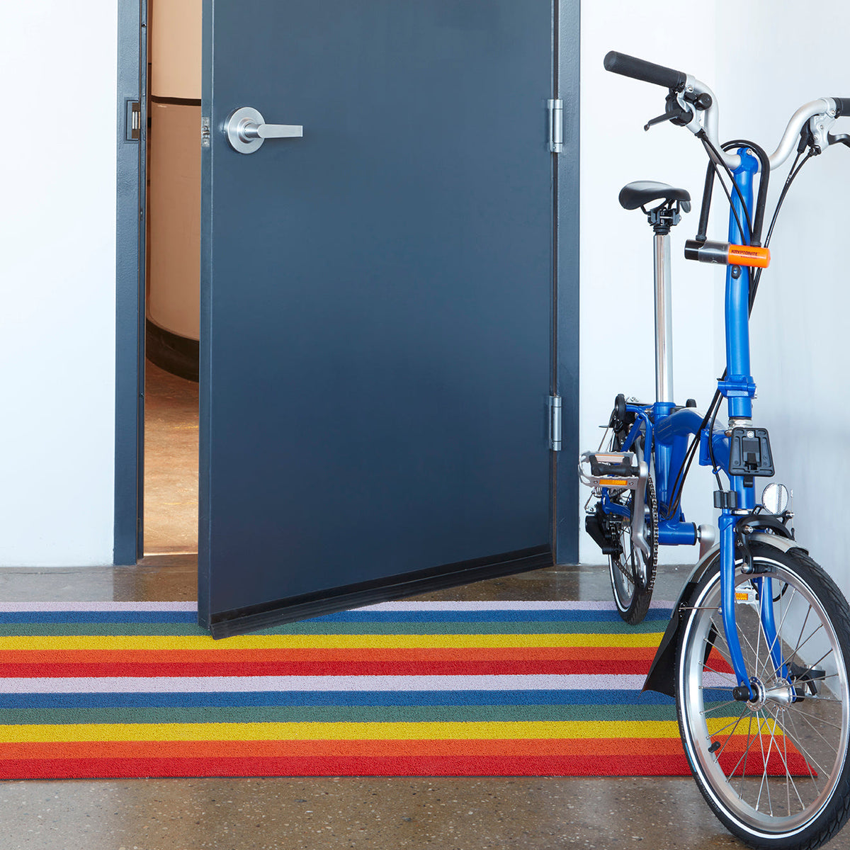 Pride Stripe Shag Mats - Multi