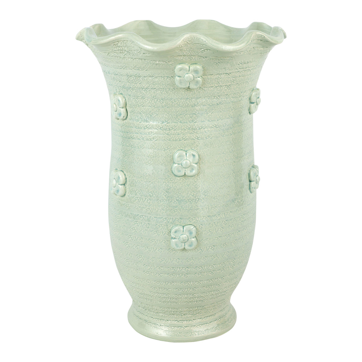 Giardino di Fiori Celadon Tall Vase