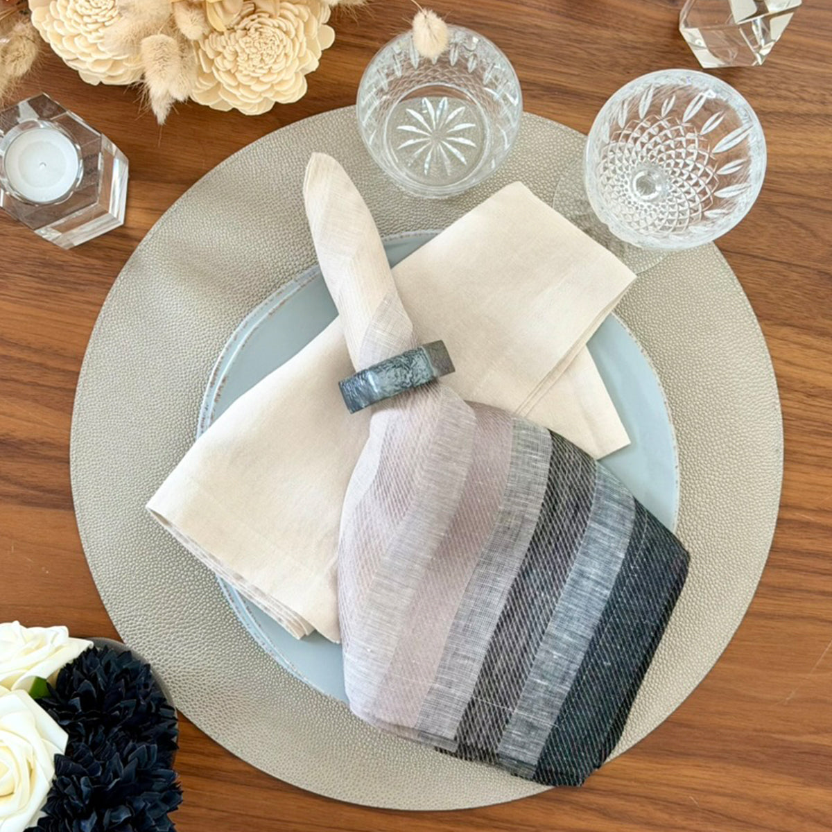 Bodrum Gradient Stripe Napkins — Bodrum collection image 4
