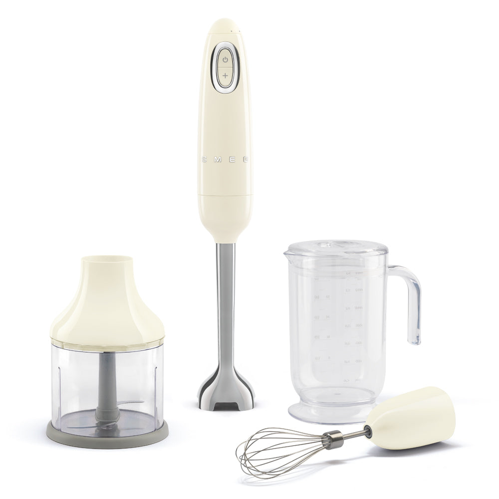 SMEG Hand Blender with Accessories (HBF03) – Cream