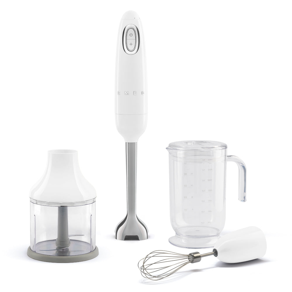 SMEG Hand Blender with Accessories (HBF03) – White