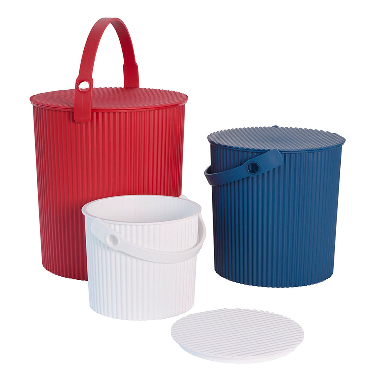 Hachiman Buckets - Red White Blue
