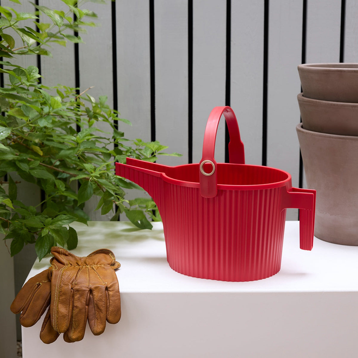 Hachiman Watering Cans - Red
