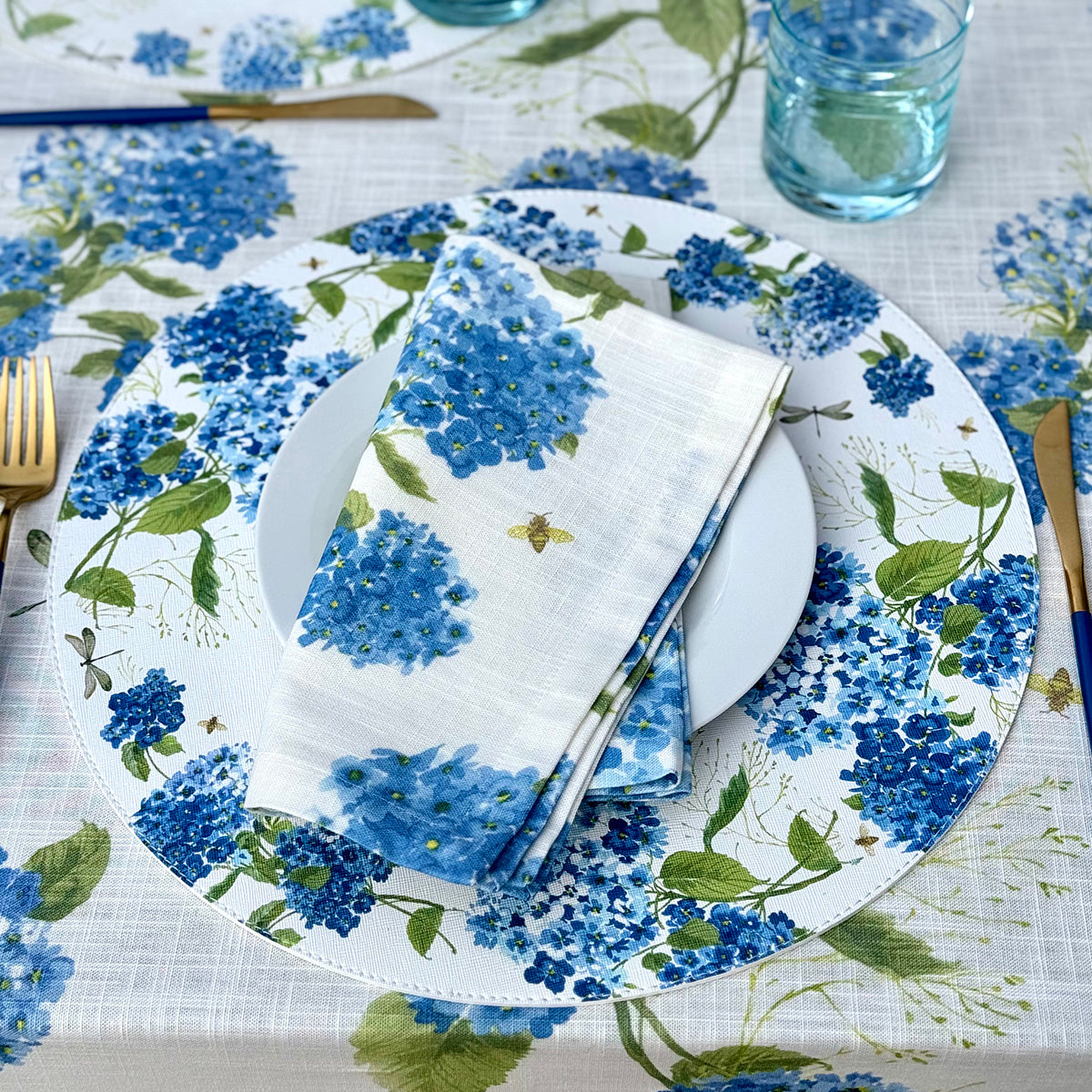 Bodrum Hydrangea Placemats — Bodrum collection image 3