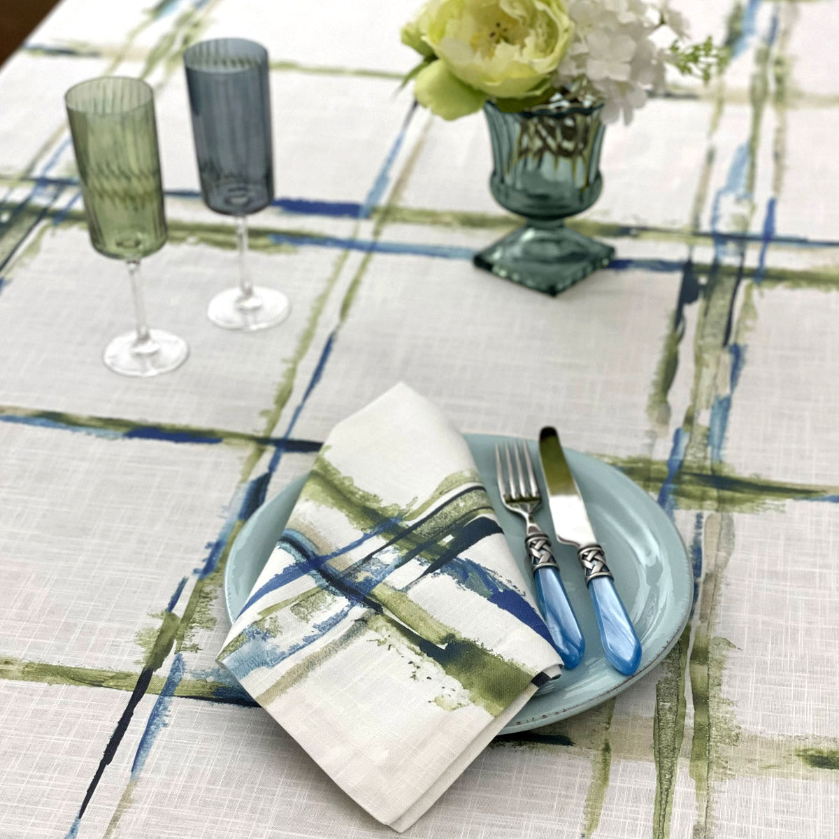 Bodrum Abstract Grid Napkins — Bodrum collection image 3