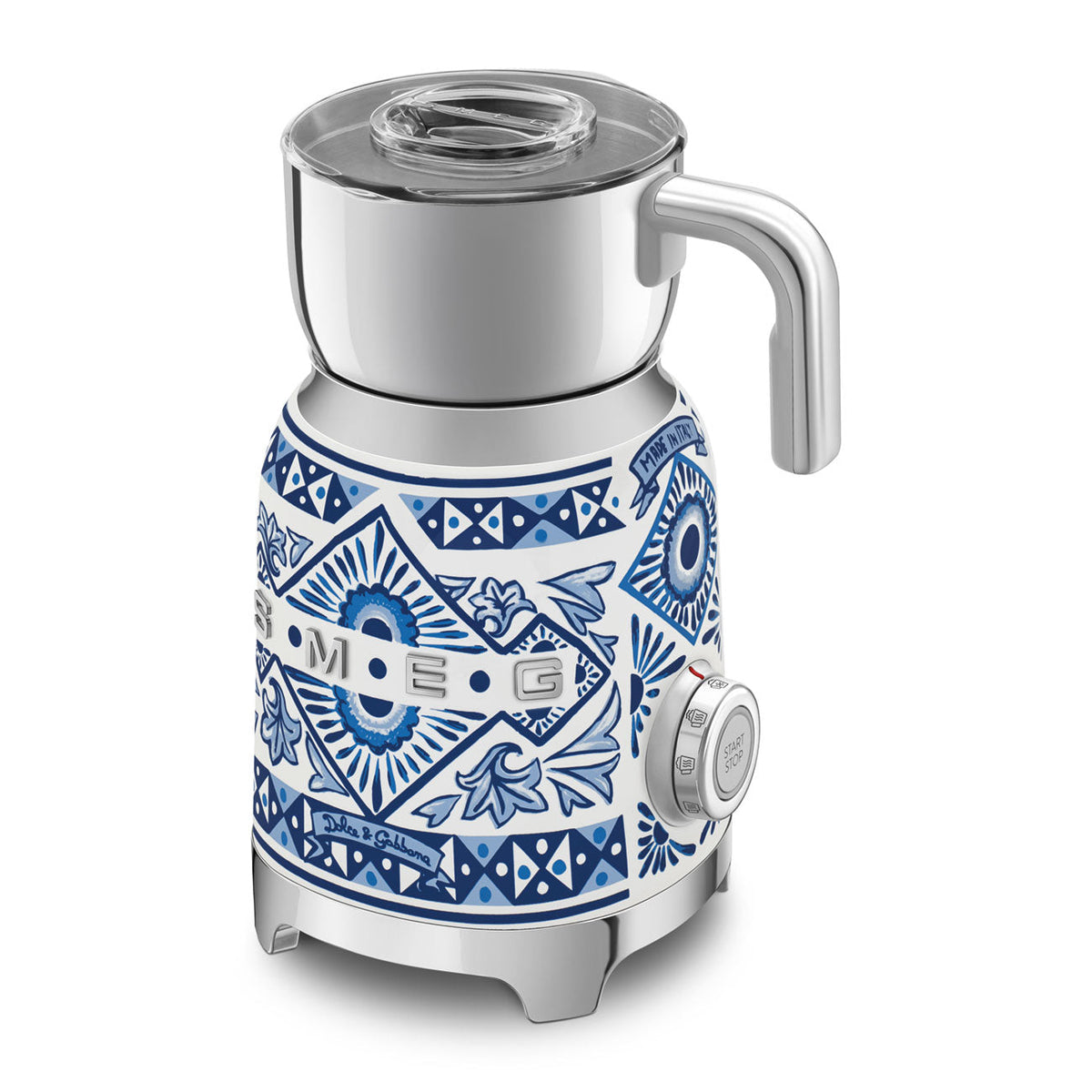 SMEG Milk Frother – Dolce&Gabbana Blu Mediterraneo (MFF01) – Blu Mediterraneo