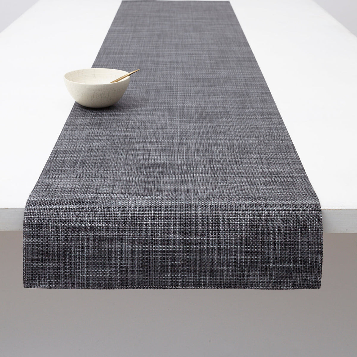 Mini Basketweave Table Runners - Cool Grey