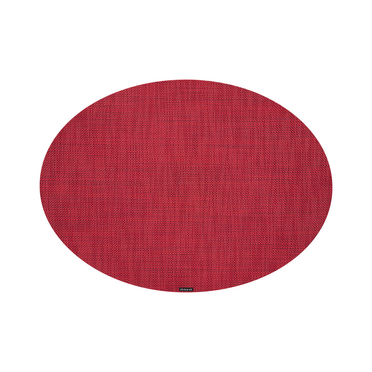 Mini Basketweave Placemats - Scarlet