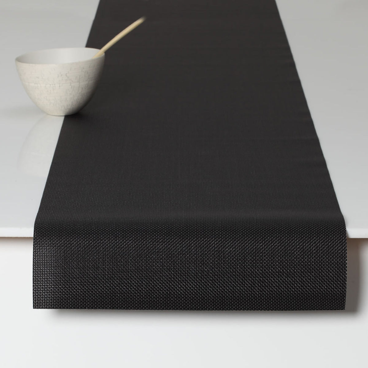 Mini Basketweave Table Runners - Black