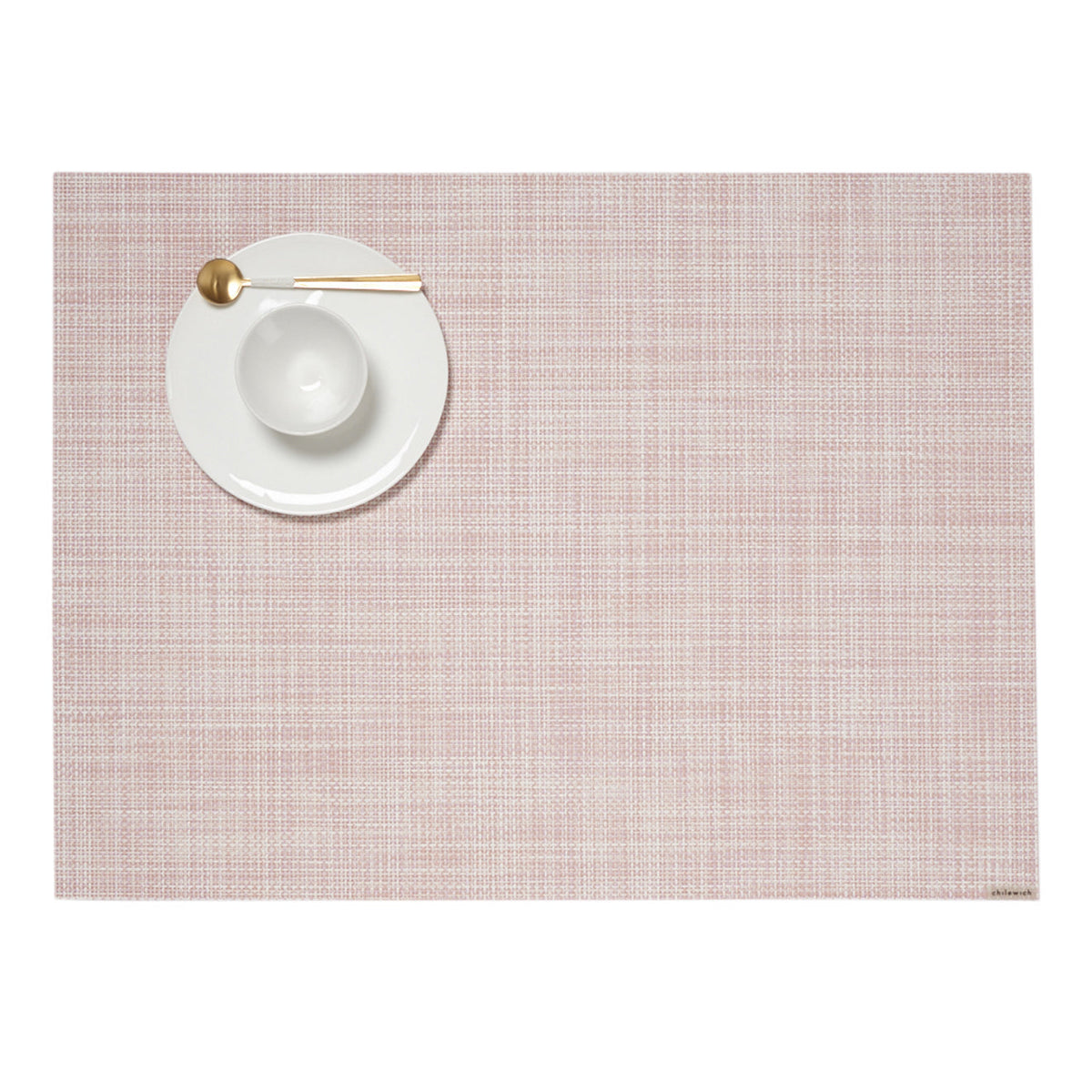 Mini Basketweave Placemat Samples - Blush