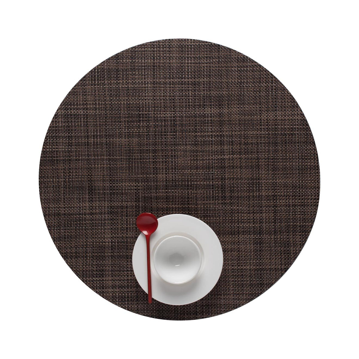 Mini Basketweave Placemat Samples - Dark Walnut