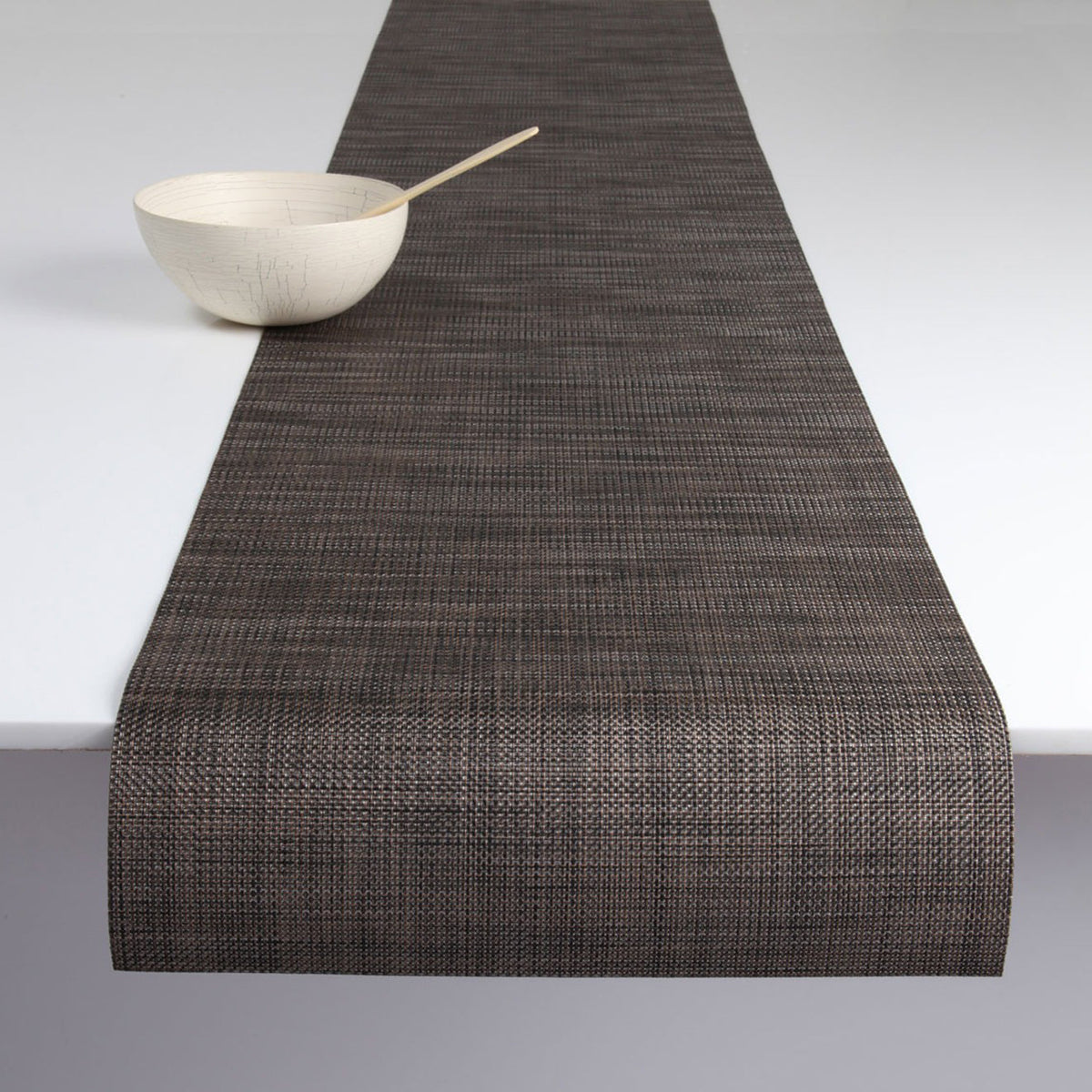 Mini Basketweave Table Runners - Dark Walnut