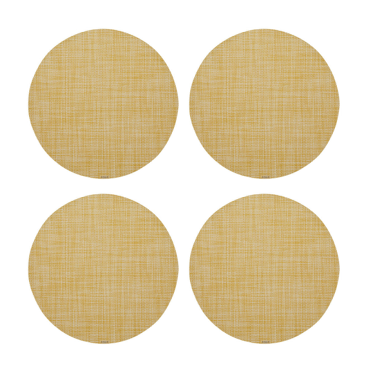 Mini Basketweave Placemats - Ochre