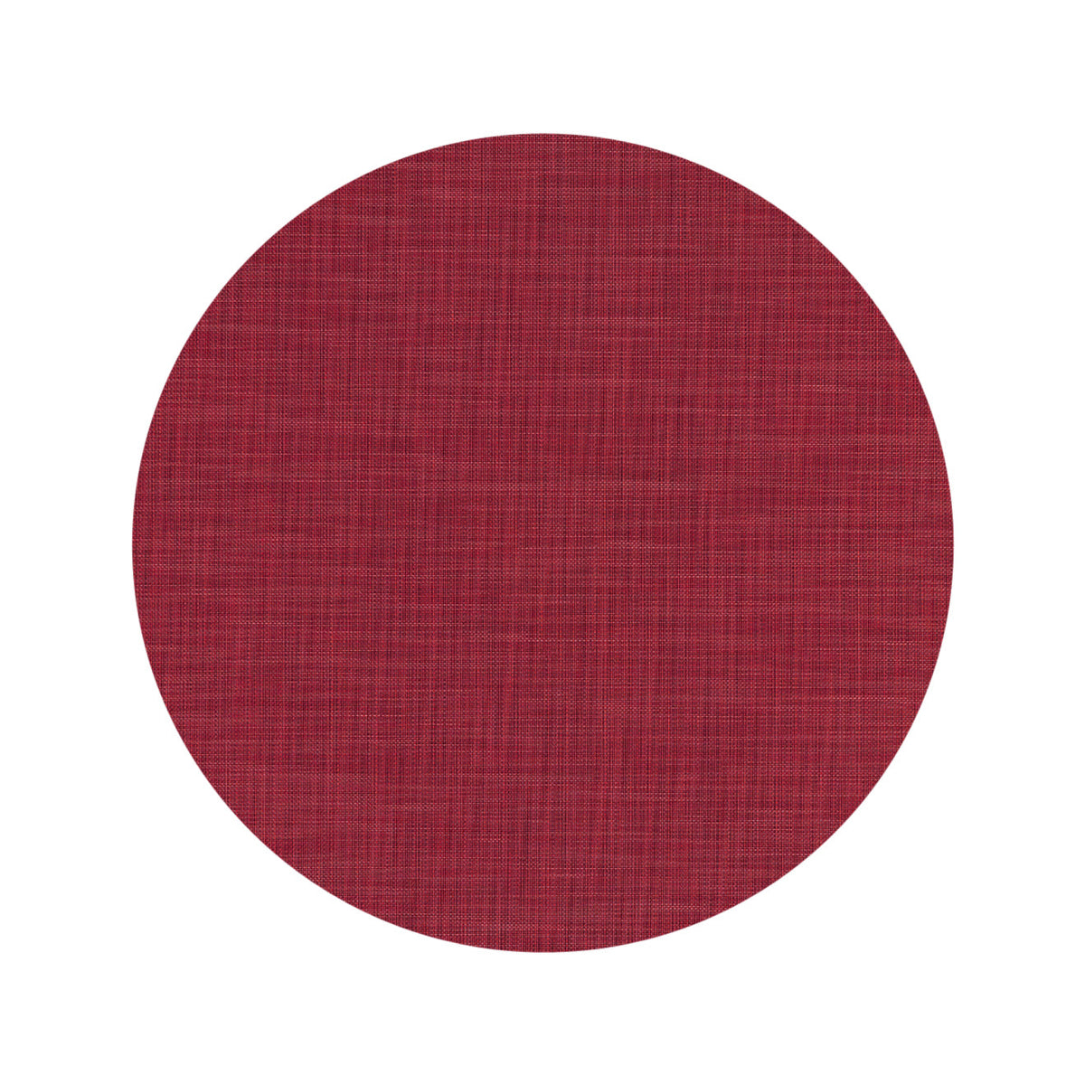Mini Basketweave Rugs - Scarlet