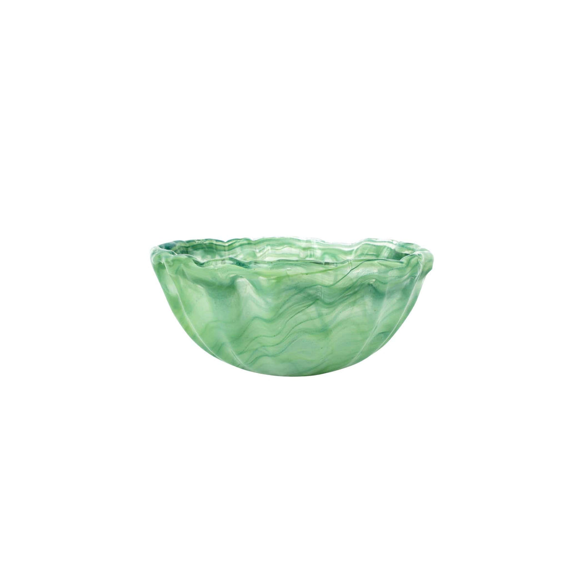Onda Glass Green Small Bowl