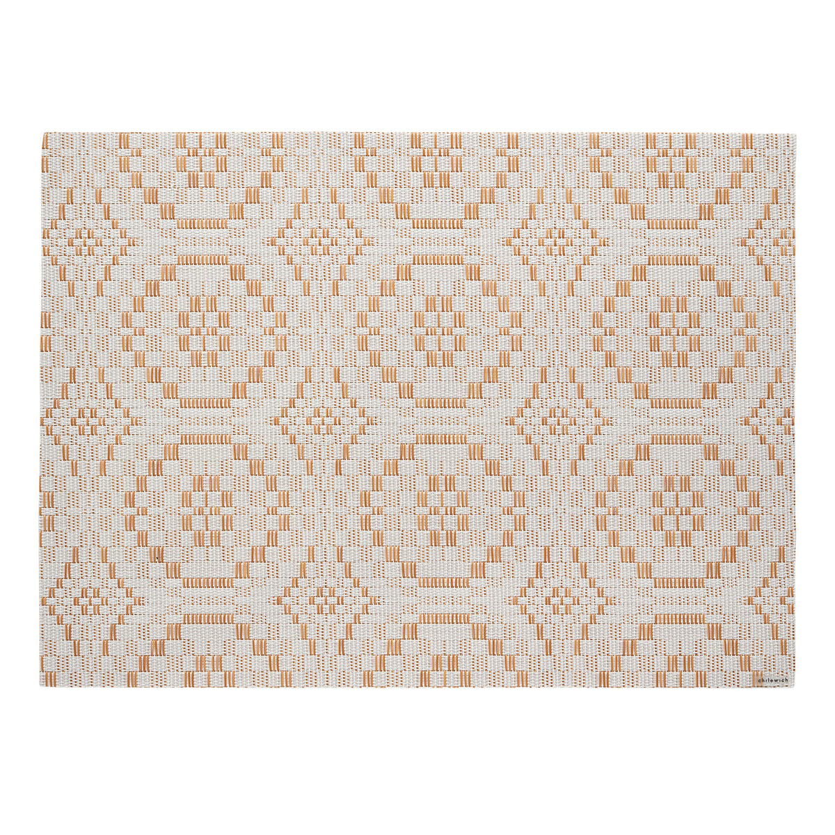 Overshot Placemat Samples - Butterscotch