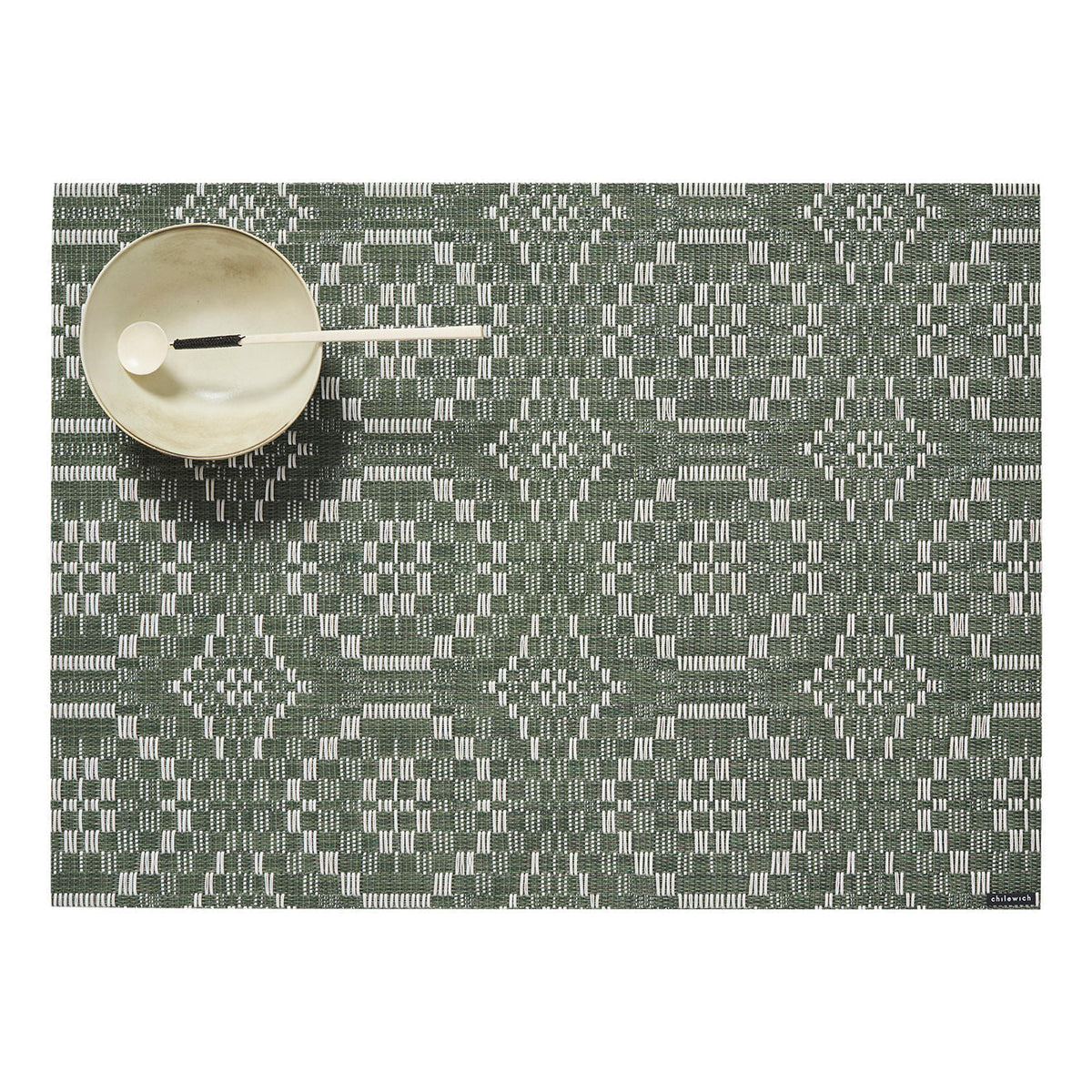 Overshot Placemat Samples - Thyme