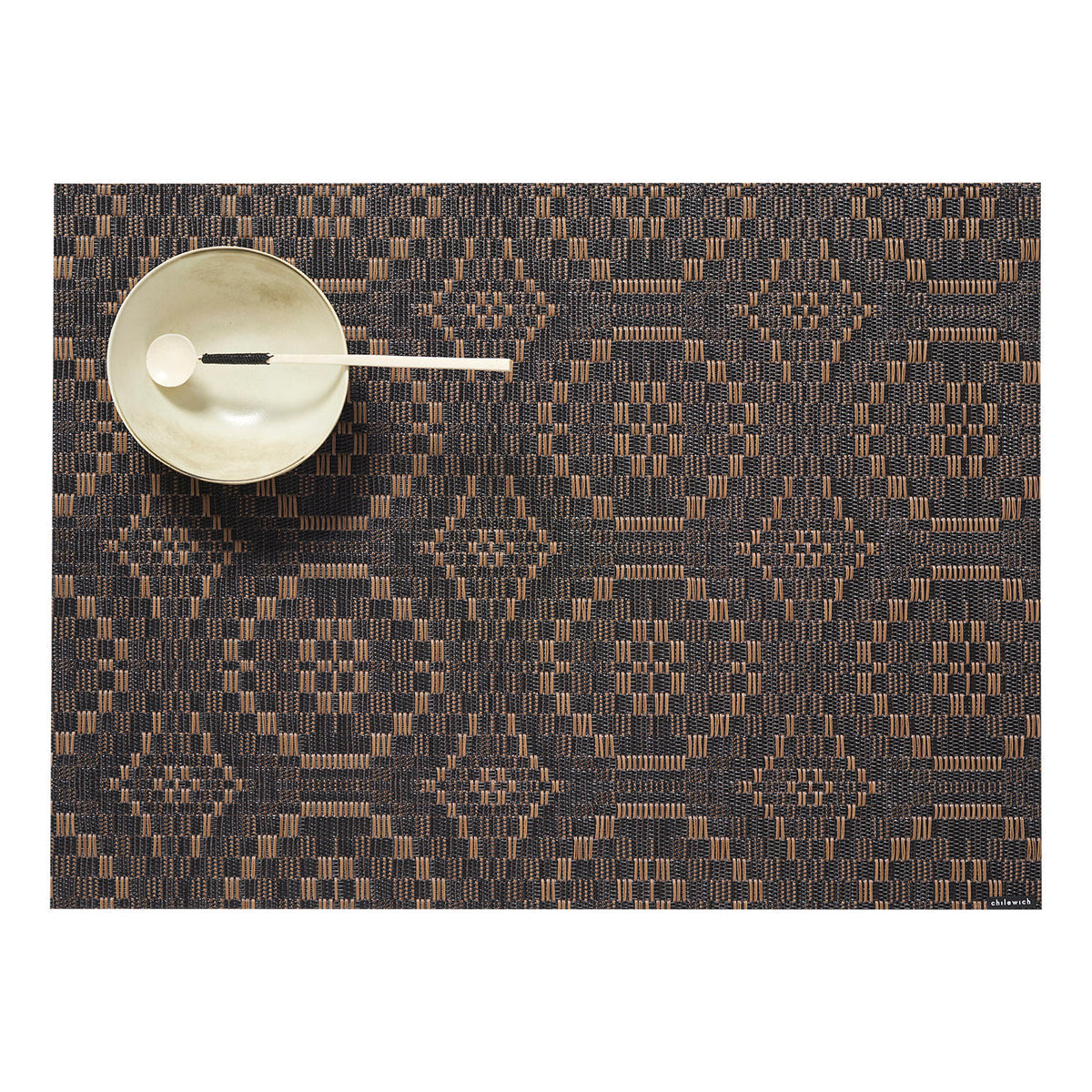 Overshot Placemat Samples - Tiger Eye