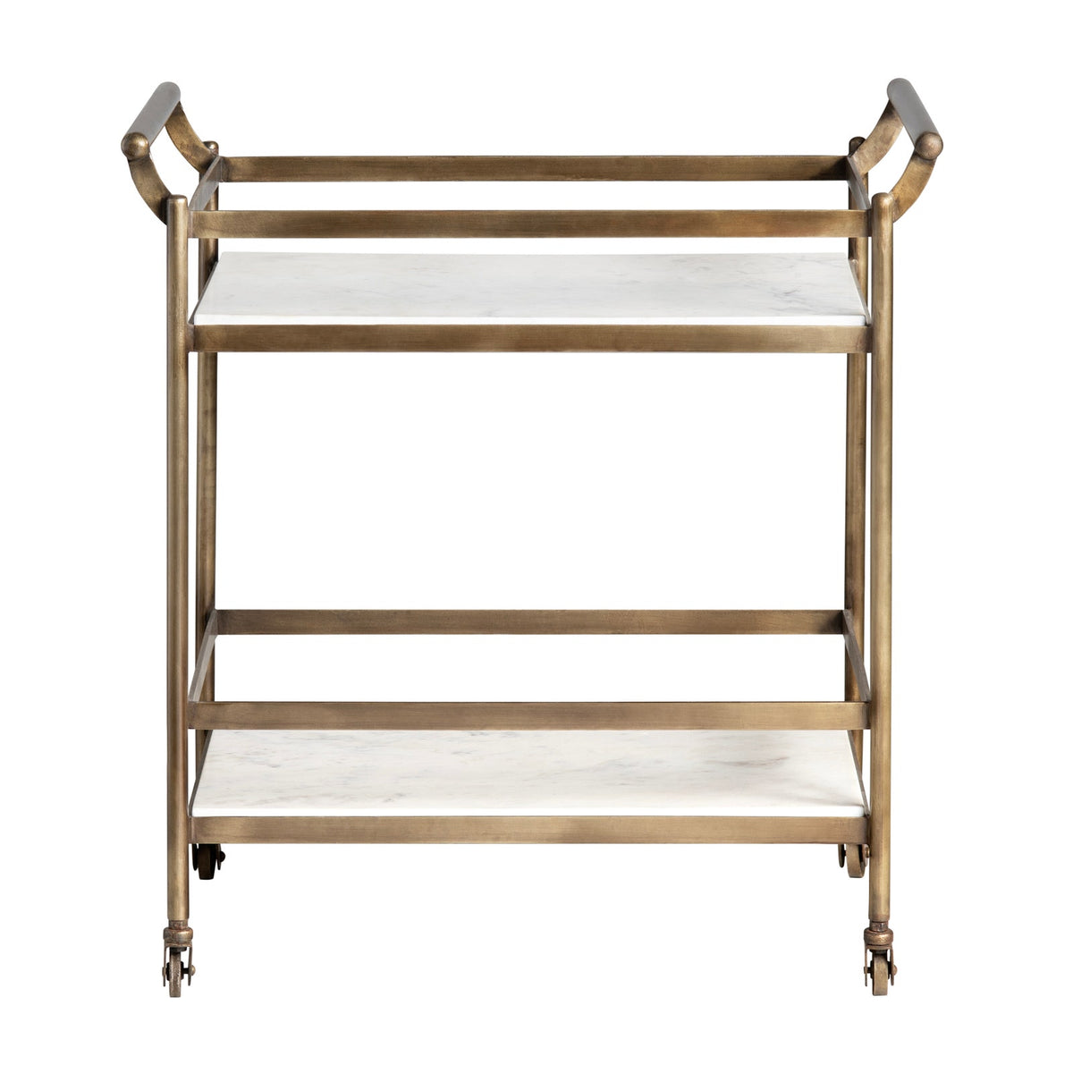 French Salon Marble Service Cart