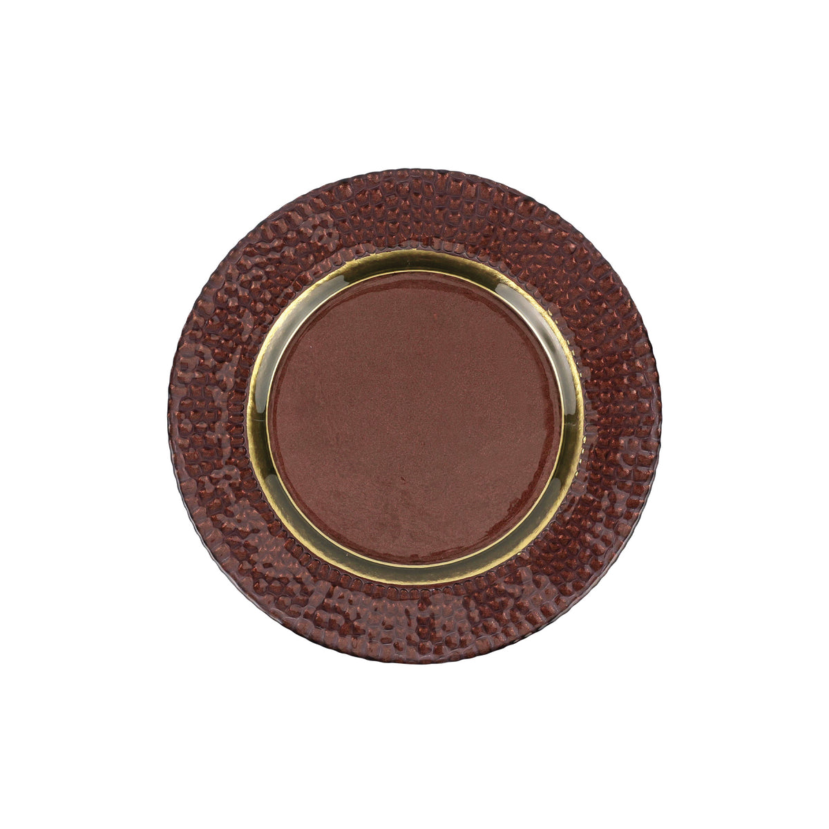 Pelli Glass Brown Salad Plate