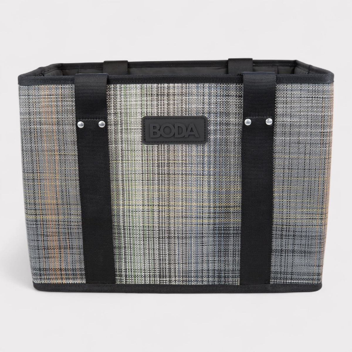 Boda Market Tote - Plaid - Multi