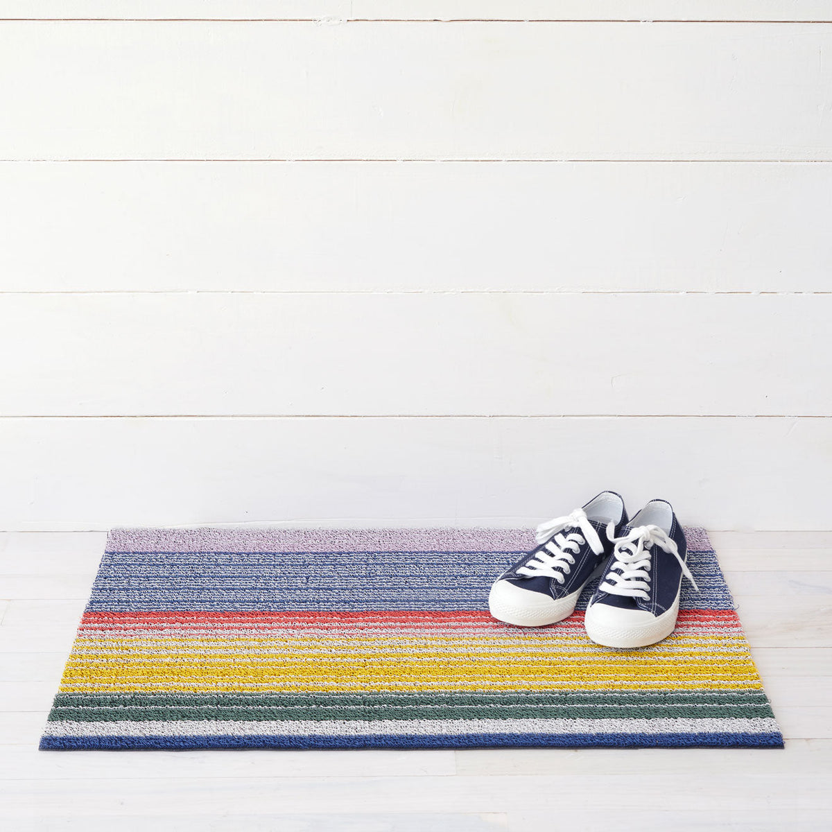 Pop Stripe Shag Mats - Multi