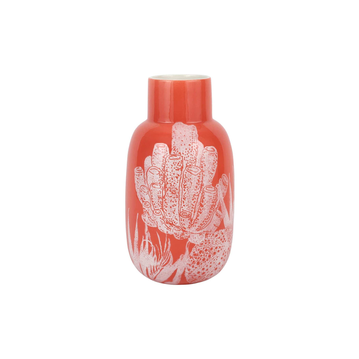 Reef Coral Fluted Vase