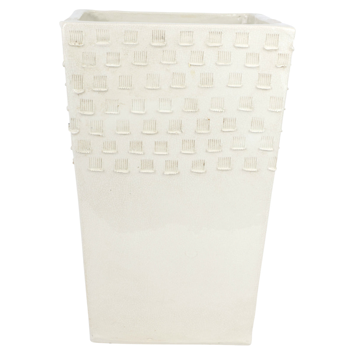 Rustic Garden Ivory Tall Planter