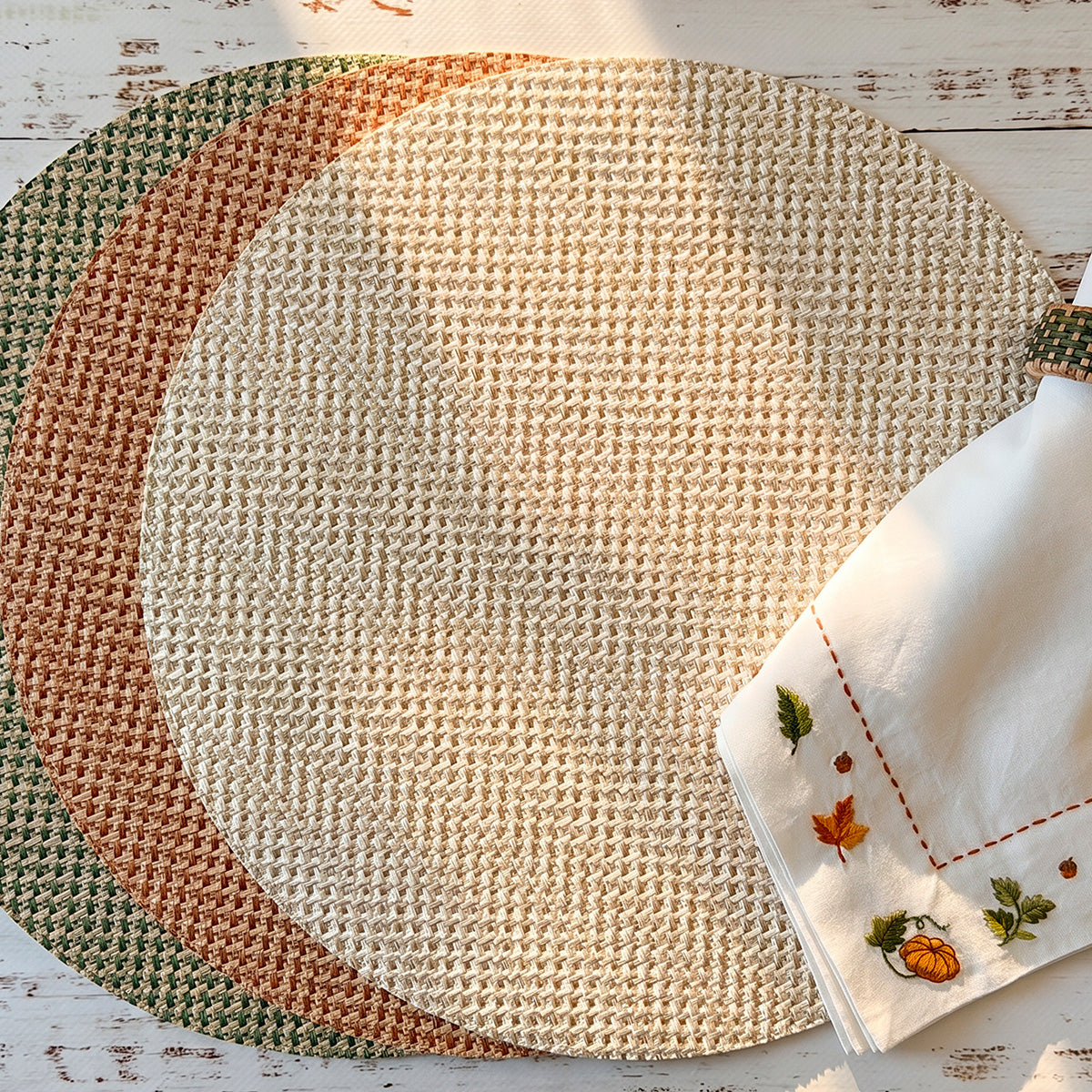 Bodrum Rattan Placemats — Bodrum collection image 3