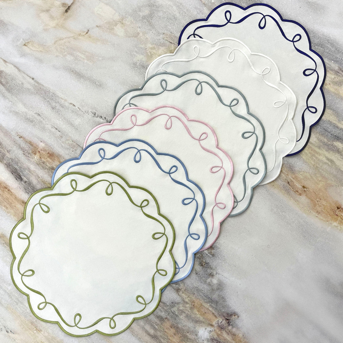 Bodrum Ribbon Twirl Placemats — Bodrum collection image 3