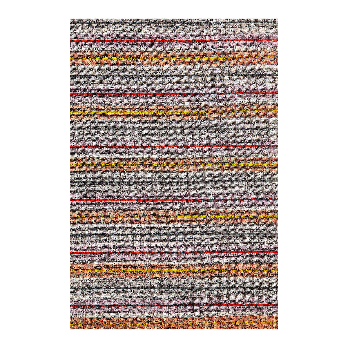 Ribbon Stripe Shag Mats - Bon Bon