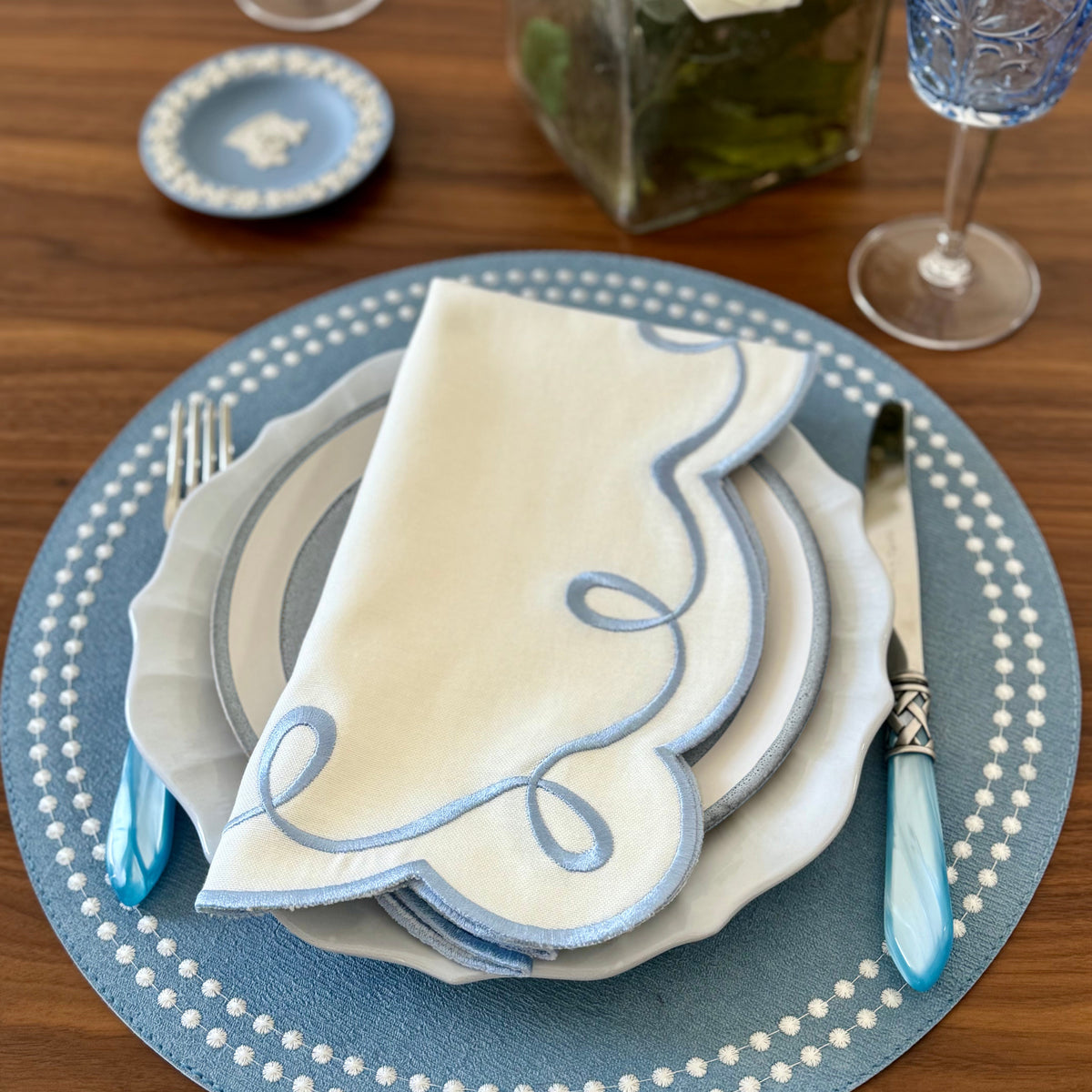 Bodrum Ribbon Twirl Napkins — Bodrum collection image 2