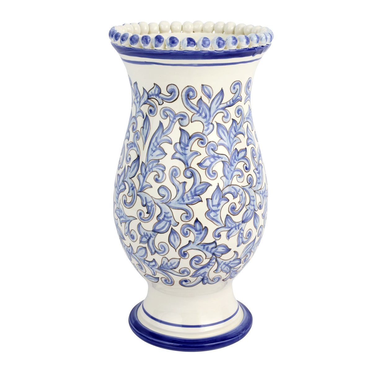 Scorrimento Blu Tall Vase