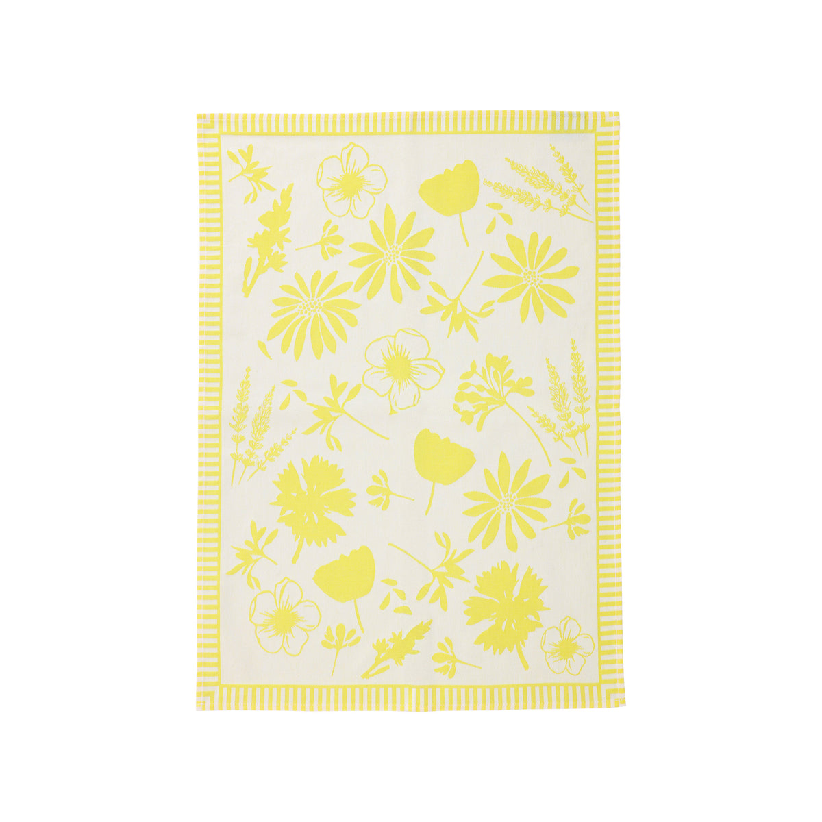 Strofinaccio Yellow Florals Dish Towels - Set of 2
