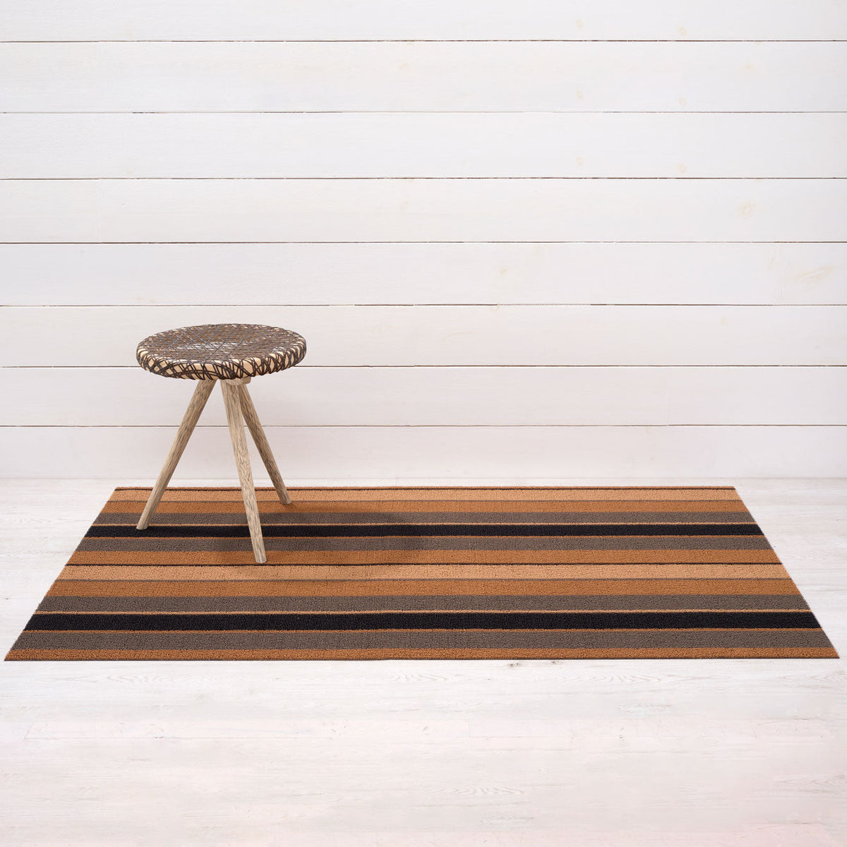 Bolt Stripe Shag Mats - Honey