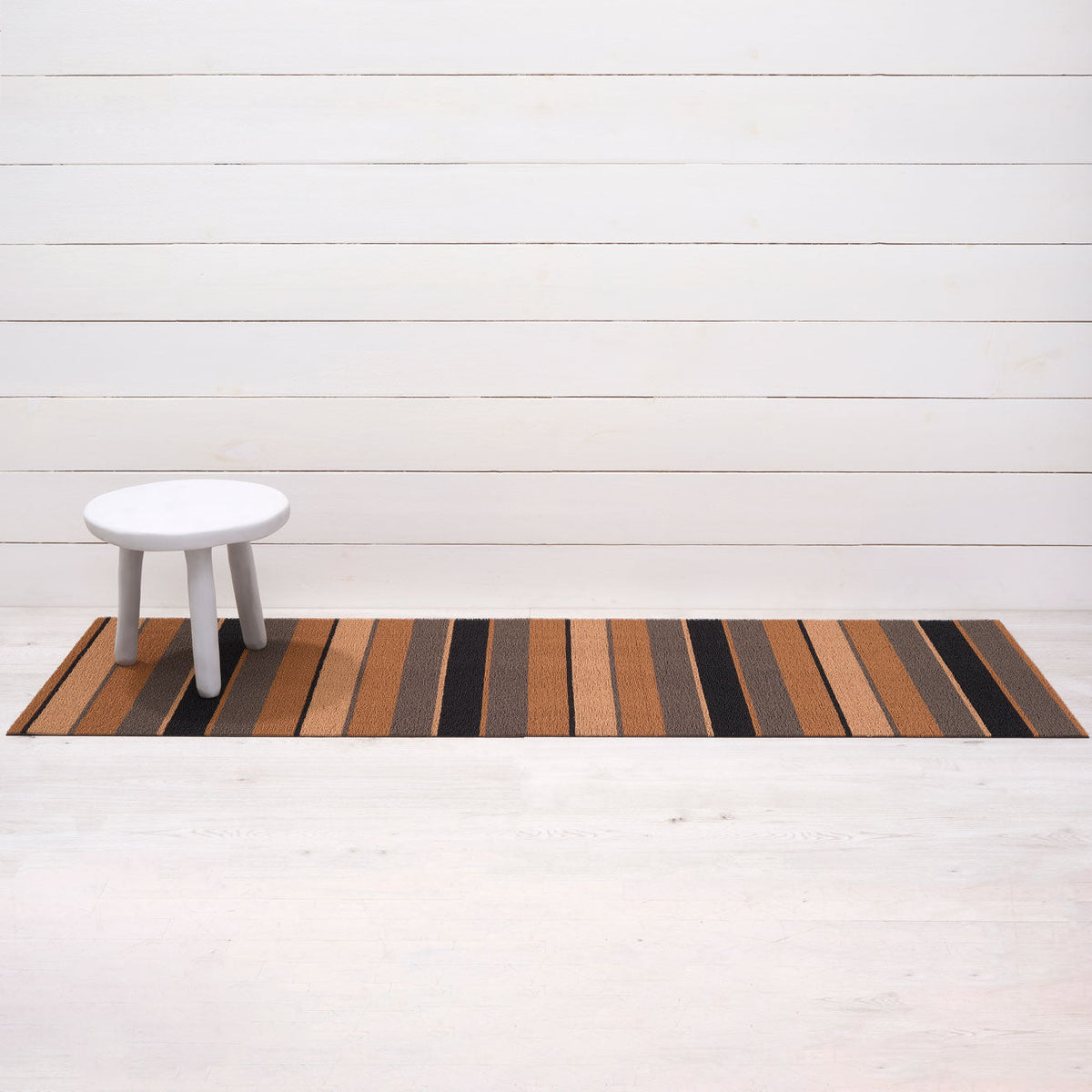 Bolt Stripe Shag Mats - Honey