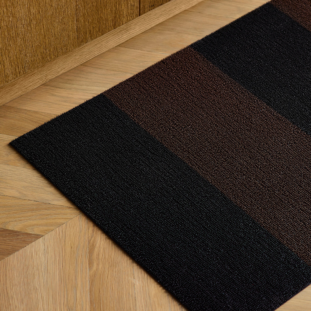 Duo Stripe Shag Mats - Mocha