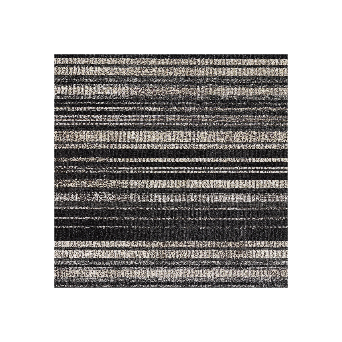 Echo Stripe Shag Mat Samples - Shadow