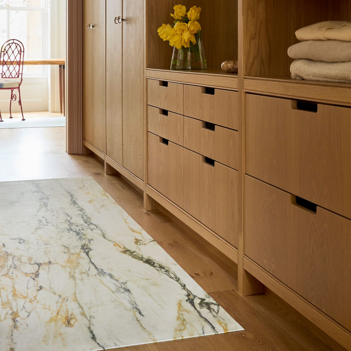 Marble Rugs- Gold