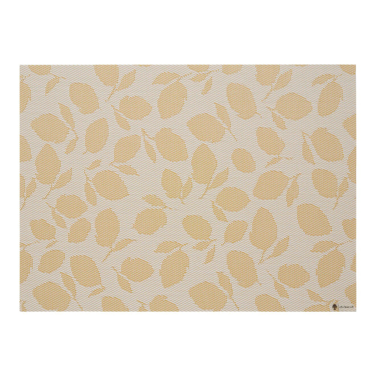 Lemon Leaves Placemats - Goldenrod